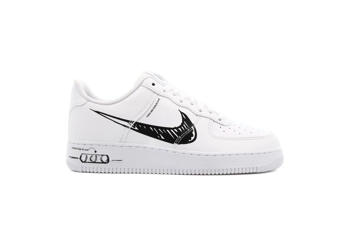 Nike Air 希少Force 1 Low Lv8 Utility White Sketch/ nike-air-force-1-lv8-utility-